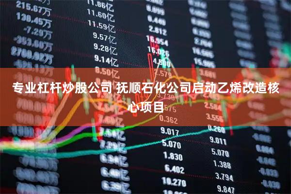 专业杠杆炒股公司 抚顺石化公司启动乙烯改造核心项目